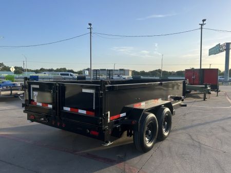 New 2027 Top Hat Trailers DE14 14'x83"x2' Dump Trailer