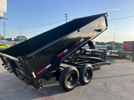 New 2027 Top Hat Trailers DE14 14'x83"x2' Dump Trailer