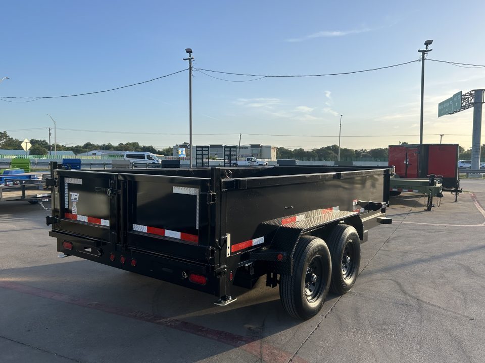 New 2027 Top Hat Trailers DE14 14'x83"x2' Dump Trailer