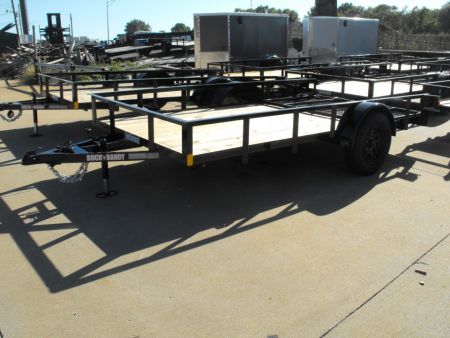 New Utility Trailer 6 X 12 Rear Spring Assisted Gate 4'