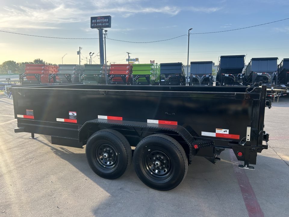 New 2027 Top Hat Trailers DE14 14'x83"x2' Dump Trailer
