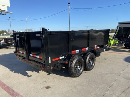 New 2027 Top Hat Trailers DE14 7'x14"x3' Dump Trailer