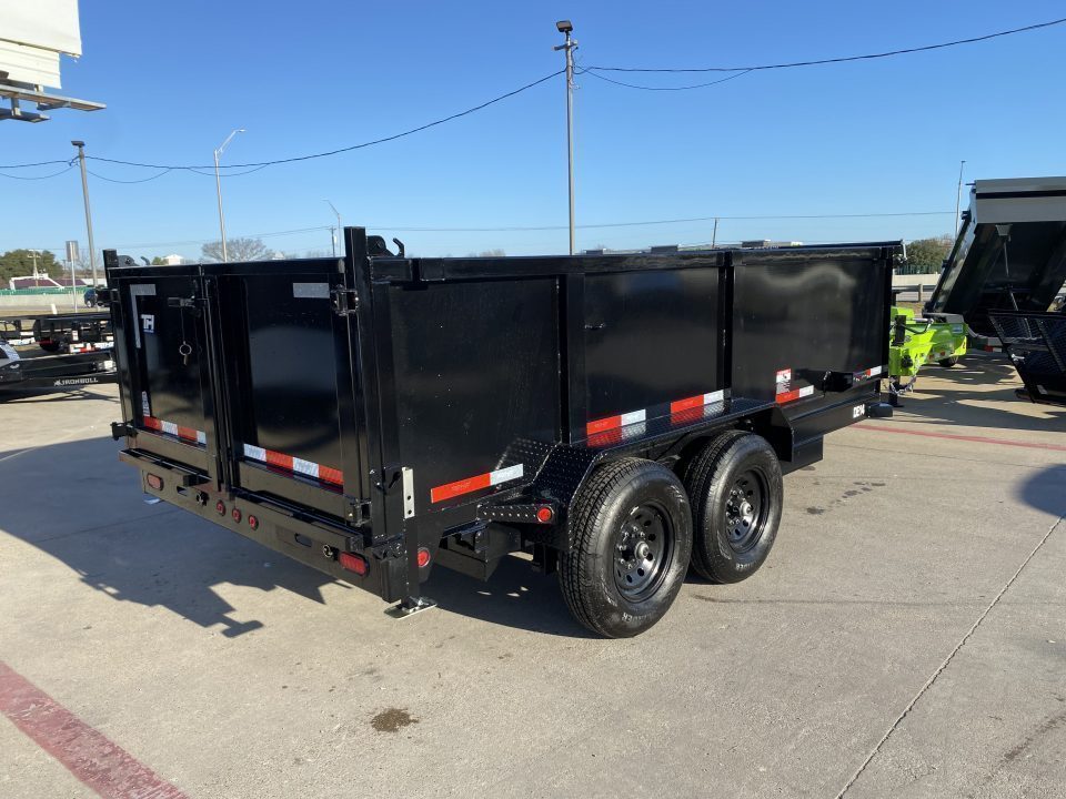 New 2027 Top Hat Trailers DE14 7'x14"x3' Dump Trailer