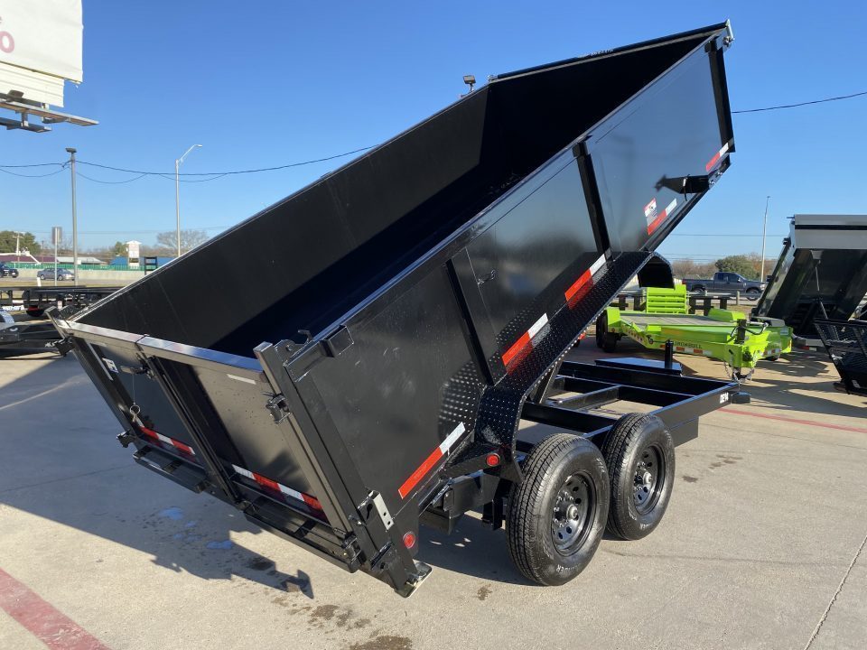 New 2027 Top Hat Trailers DE14 7'x14"x3' Dump Trailer