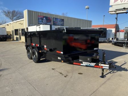 New 2027 Top Hat Trailers DE14 7'x14 x3' Dump Trailer