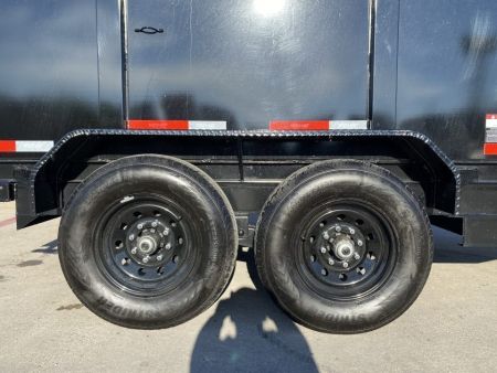 New 2027 Top Hat Trailers DE14 7'x14"x3' Dump Trailer
