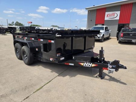 New 2026 H&H Trailers 83x12 Industrial 14K Scissor Dump Trailer