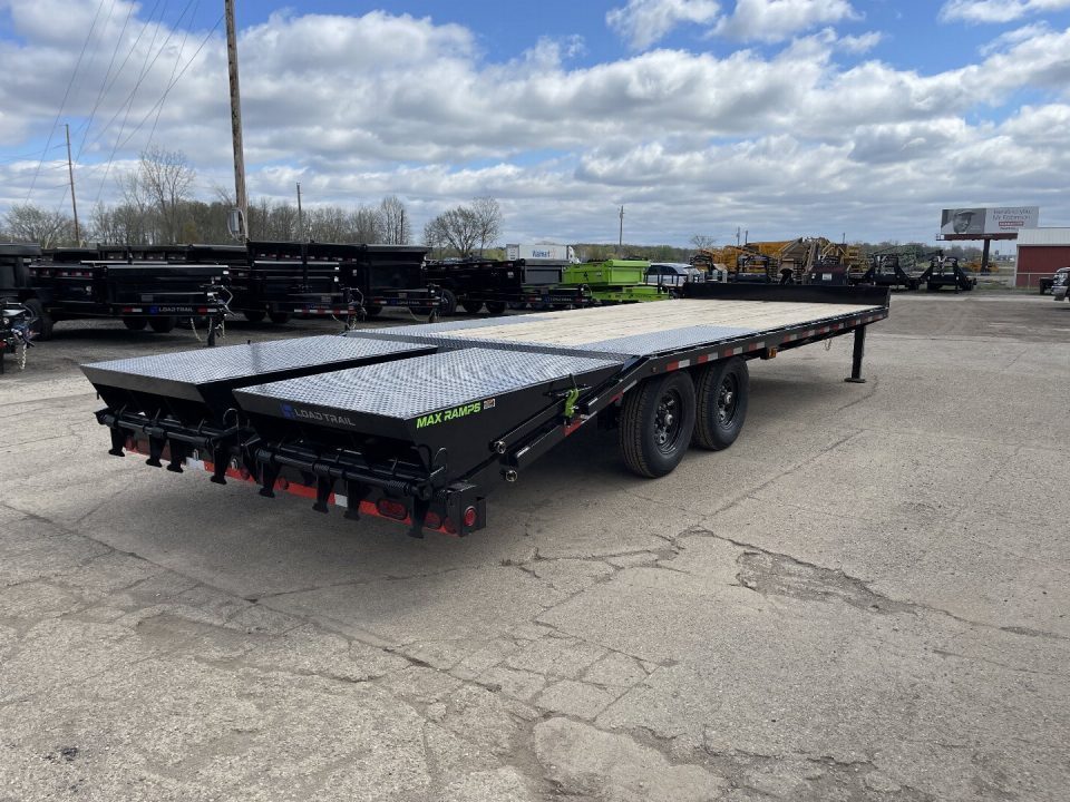 New 2027 Load Trail 102x24 14K Tag w/Max Ramps Equipment Trailer