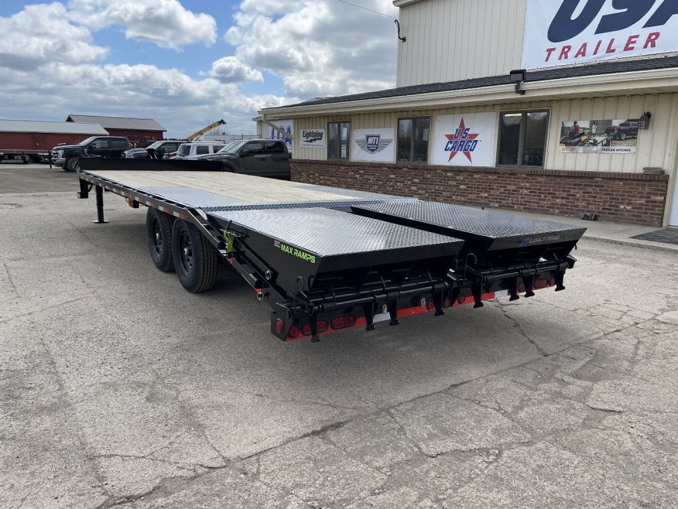 New 2027 Load Trail 102x24 14K Tag w/Max Ramps Equipment Trailer