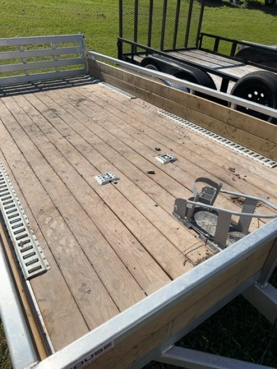 Used USED 2026 Legend 7x14 Tandem Open Deluxe Utility Trailer w/ 80 x 48 Bi-Fold Gate