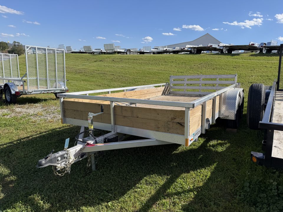 Used USED 2026 Legend 7x14 Tandem Open Deluxe Utility Trailer w/ 80 x 48 Bi-Fold Gate