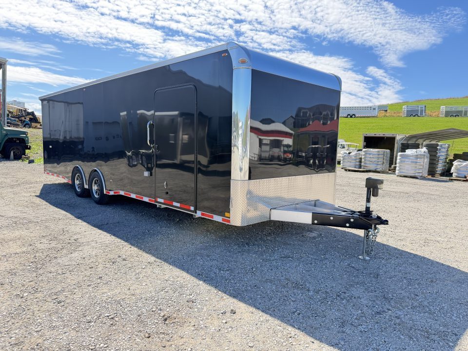 Used USED 2025 Legend 8.5 x 28 HD Trailmaster Race Series Car Hauler w/ Ramp