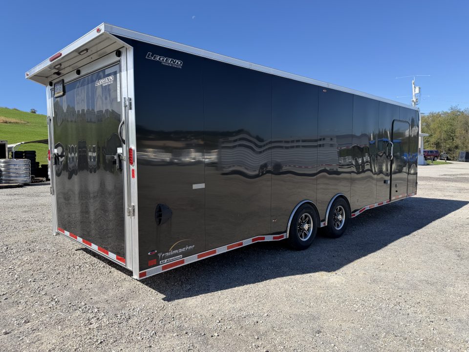 Used USED 2025 Legend 8.5 x 28 HD Trailmaster Race Series Car Hauler w/ Ramp