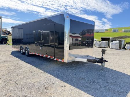 Used USED 2025 Legend 8.5 x 28 HD Trailmaster Race Series Car Hauler w/ Ramp