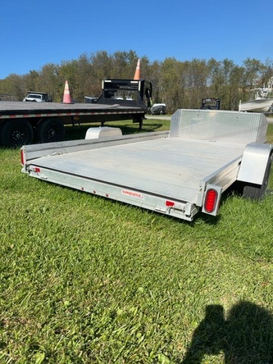 Used USED 2019 Aluma 12' UTV Trailer w/ Slide Out Ramp (69" Long)
