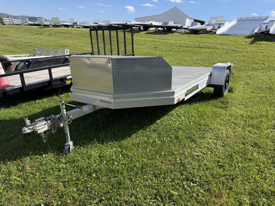Used USED 2019 Aluma 12' UTV Trailer w/ Slide Out Ramp (69" Long)