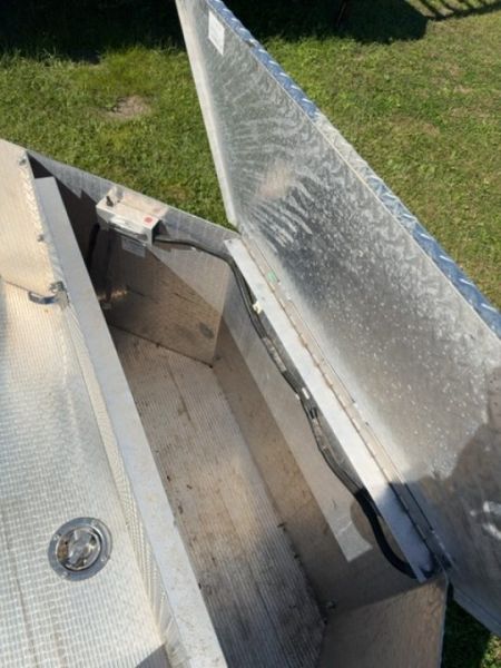 Used USED 2019 Aluma 12' UTV Trailer w/ Slide Out Ramp (69" Long)