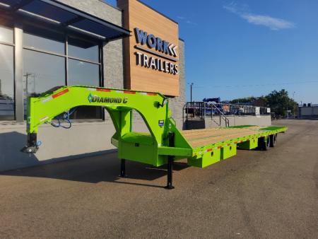 New 2027 Diamond C Trailers FMAX210HDT 2-PA Flatbed Trailer