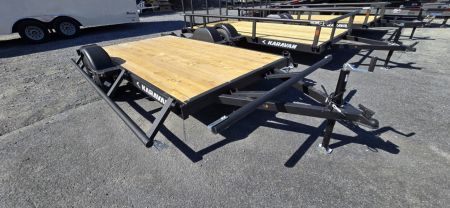 New 2027 Karavan 5.5 X 11 Utility Trailer W/PIVOTING SIDES & DOVETAIL
