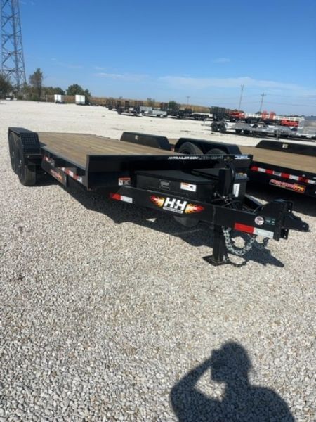 New 2027 H&H Trailers 82x20 Electric Tilt Speed Loader 14K Car Hauler