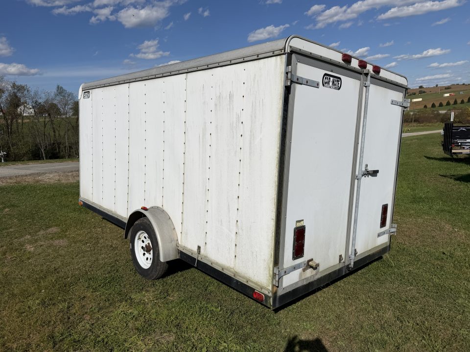Used USED 2002 Car Mate 7x14 Custom Cargo w/ Barn Doors