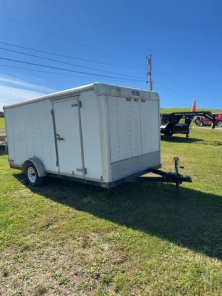 Used USED 2002 Car Mate 7x14 Custom Cargo w/ Barn Doors