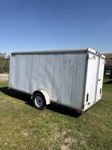 Used USED 2002 Car Mate 7x14 Custom Cargo w/ Barn Doors