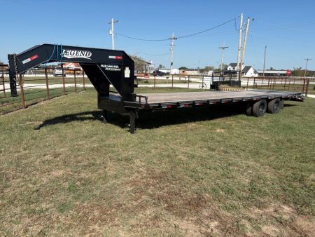New 2026 Legend Trailers Tandem 22K GN W/ Mega Ramps Flatbed Trailer