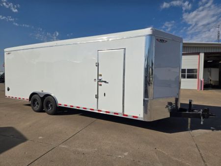 New 2027 H&H Trailers 8.5x24 HH Series Round Top V-Nose 14K Cargo / Enclosed Trailer