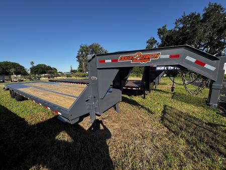 New 2027 Down 2 Earth Trailers DTEGN25-30DT Deckover Trailer