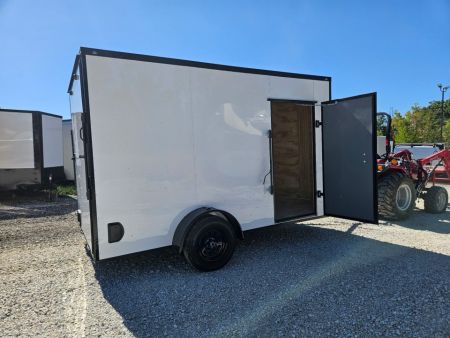 New 2027 Mammoth 7x12 SA Cargo/Enclosed Trailer, 7' Interior Height, 3.5K Axle, .080 Polycore Exterior Cargo / Enclosed Trailer