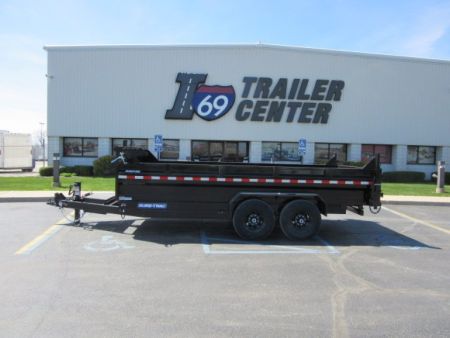 New 2027 Sure-Trac 7 x 16 ST-HTDU8216-140 Telescopic Dump Trailer 14K