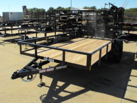 New 77 X 12 Utility Trailer Spring Asst 4'Gate