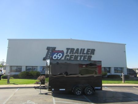 New 2027 Sure-Trac 7 x 14 ST-PSW8414-070 Cargo / Enclosed Trailer 7K / Rear Double Doors / Black Trim / Translucent Roof