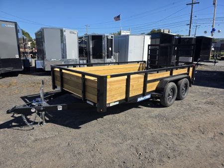New 2027 Sure-Trac 7X14 7K - 3 BOARD HIGH SIDE Utility Trailer