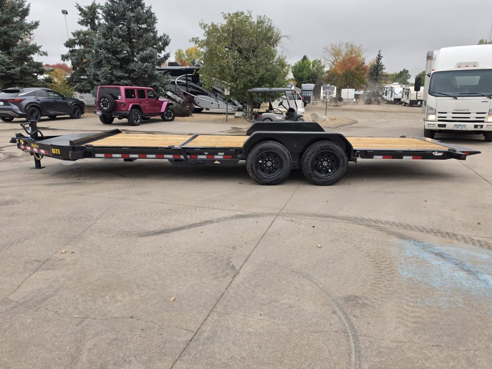 New 2027 Big Tex 16TI-22A-BK Flatbed Trailer