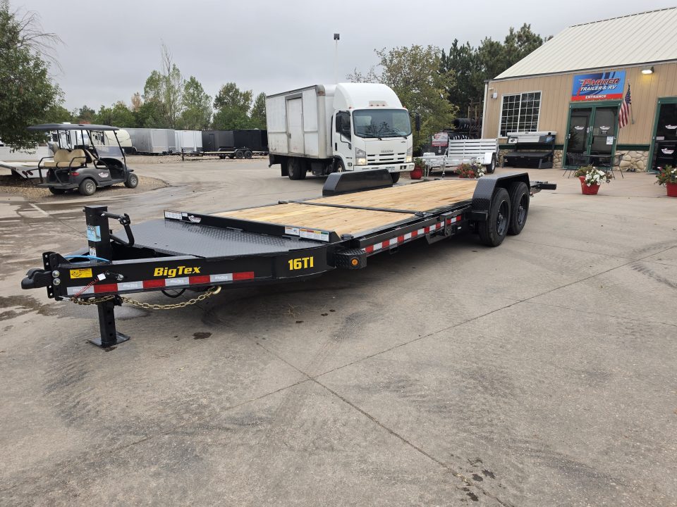 New 2027 Big Tex 16TI-22A-BK Flatbed Trailer