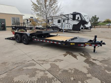 New 2027 Big Tex 16TI-22A-BK Flatbed Trailer