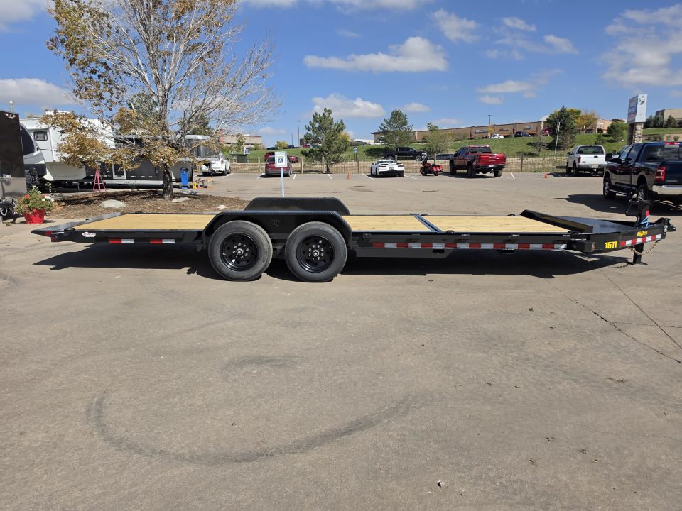 New 2027 Big Tex 16TI-22A-BK Flatbed Trailer