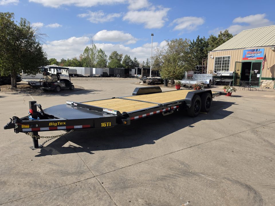 New 2027 Big Tex 16TI-22A-BK Flatbed Trailer