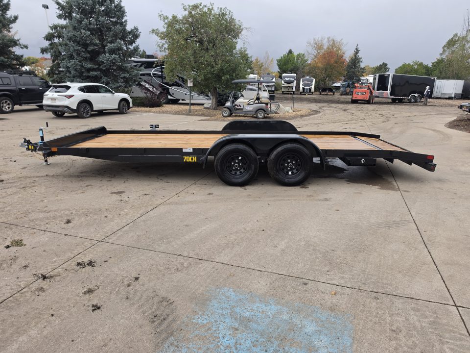 New 2027 Big Tex 70CH-20BKDT2B Flatbed Trailer