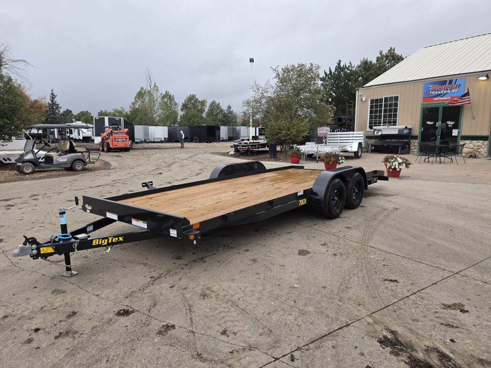 New 2027 Big Tex 70CH-20BKDT2B Flatbed Trailer