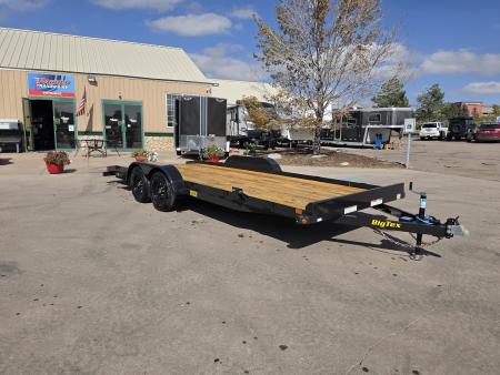 New 2027 Big Tex 70CH-20BKDT2B Flatbed Trailer