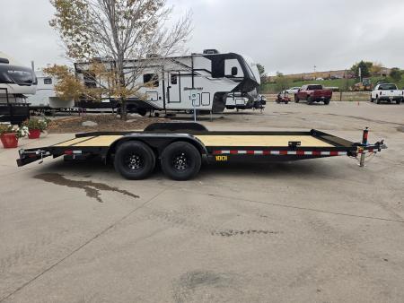 New 2027 Big Tex 10CH-20BKDT Flatbed Trailer
