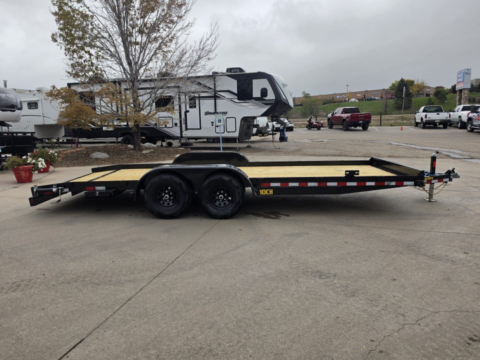 New 2027 Big Tex Trailers 10CH-20BKDT Flatbed Trailer
