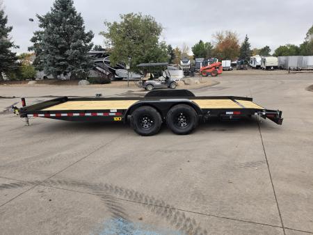 New 2027 Big Tex Trailers 10CH-20BKDT Flatbed Trailer