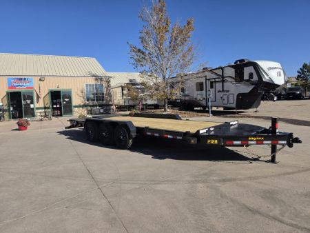 New 2027 Big Tex 21EH-22D3A-MRBK Flatbed Trailer 21k GVWR