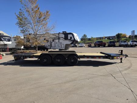 New 2027 Big Tex 21EH-22D3A-MRBK Flatbed Trailer 21K GVWR