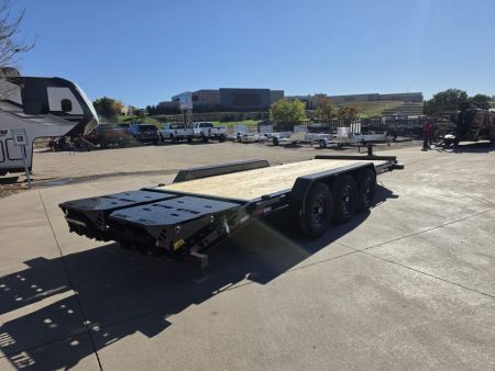 New 2027 Big Tex 21EH-22D3A-MRBK Flatbed Trailer 21K GVWR