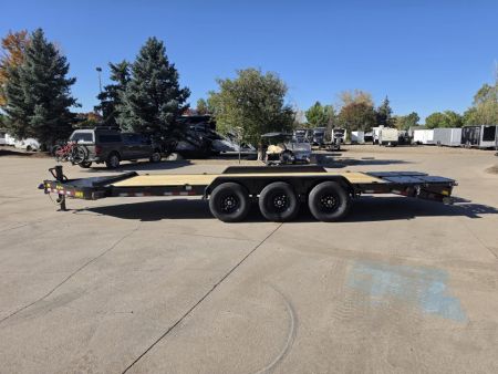 New 2027 Big Tex 21EH-22D3A-MRBK Flatbed Trailer 21K GVWR